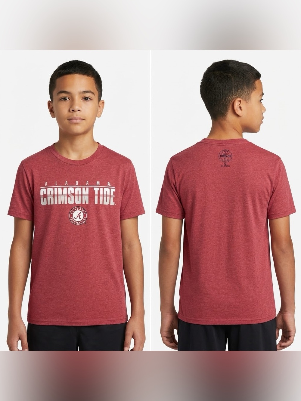 Rivalry Threads Youth Medium Alabama Crimson Tide Graphic T-Shirt